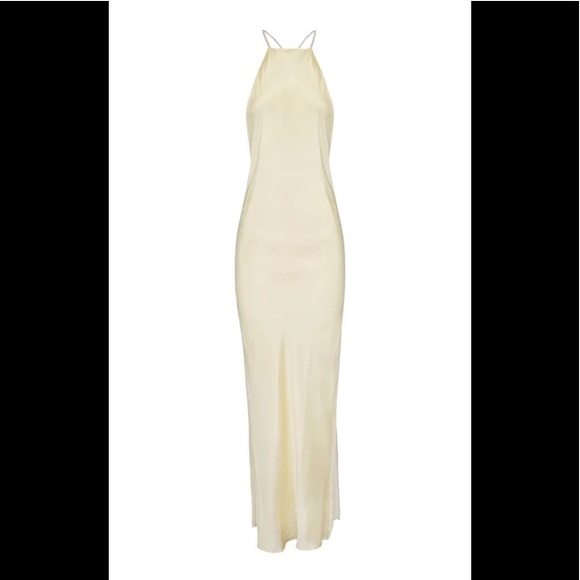 Michael Lo Sordo Hudson Bias Crystalline Maxi Dress - Picture 5 of 5